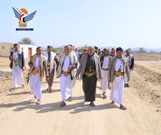 العماد وقريعة يطلعّان على سير العمل بمشاريع بحيرات فلة والحمزات ورحبان والبقلات بصعدة