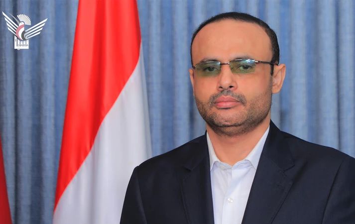 الرئيس المشاط يشيد بموقف الرئيس الكولومبي ويستنكر الموقف الأمريكي بعد تصريحاته الداعمة لفلسطين