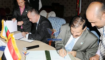 اختتام اعمال اللجنة الوزا راية اليمنية – البلغارية بصنعاء