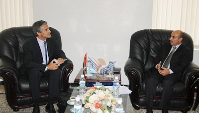 وزير الأشغال يبحث إمكانية تنشيط قطاع المقاولات والمشاريع الممولة من البنك الدولي في اليمن