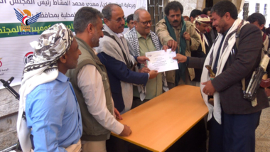 النعيمي يدشن مشروع دعم المبادرات المجتمعية في ريمة